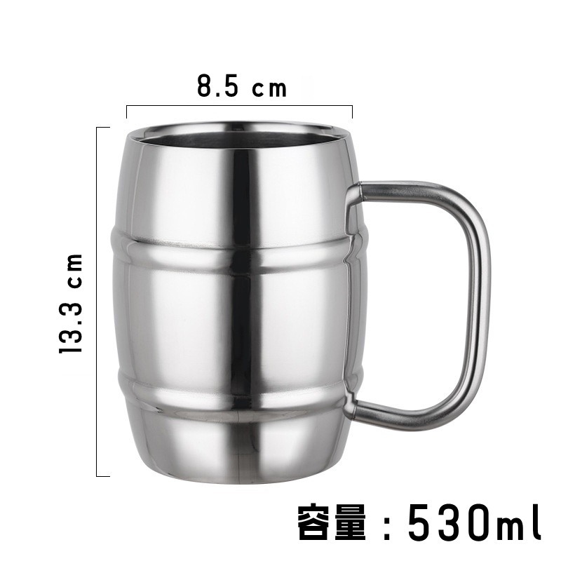 TEMPEST 不鏽鋼酒桶杯 440~530ml 酒桶杯 啤酒杯 保冰水杯 不鏽鋼杯子 不繡鋼杯 露營酒杯 隔熱防燙杯-規格圖9