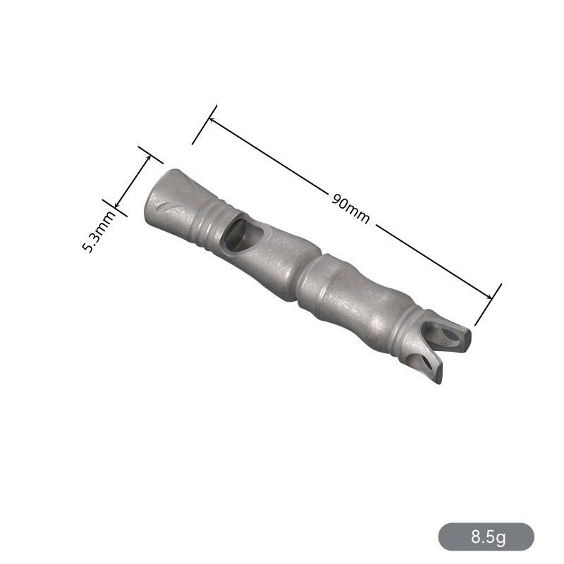 TEMPEST 鈦合金求生口哨 5.3x9cm 鈦合金口哨 緊急口哨 高頻求生口哨 隨身口哨 戶外口哨 登山口哨-規格圖8