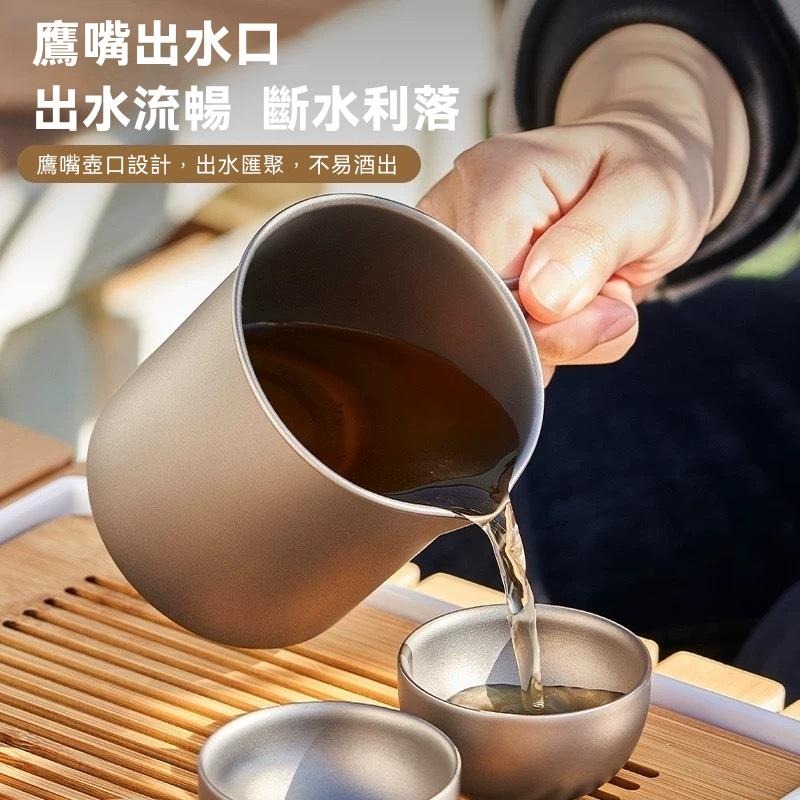 TEMPEST 純鈦鷹嘴泡茶杯 附收納包 420ml 純鈦泡茶杯 鈦金屬泡茶杯 純鈦茶杯 高品質泡茶杯 純鈦保溫茶杯-細節圖6