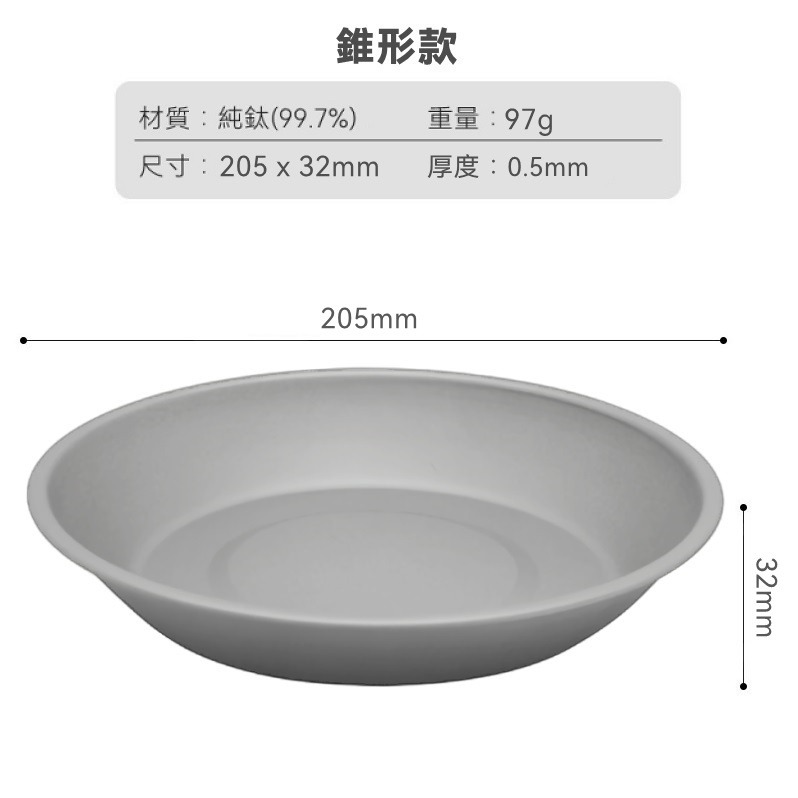 【Ø205x32mm】【5號 飛碟款】