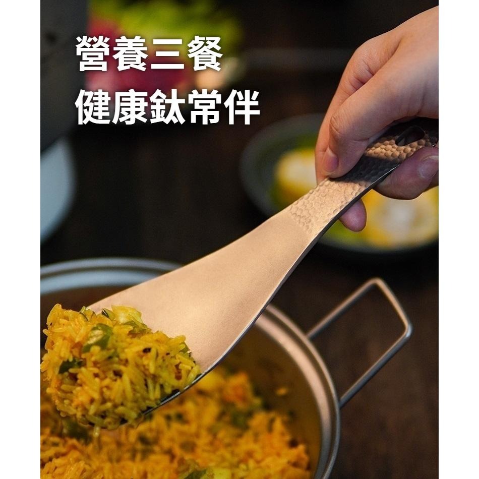 TEMPEST 純鈦飯勺 20cm 純鈦飯匙 飯匙 電飯鍋匙 鈦拌飯匙 鈦鍋匙 露營餐具 鈦飯勺 鈦餐具 挖飯勺-細節圖5
