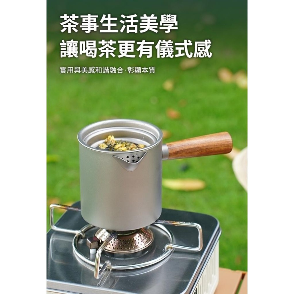 TEMPEST 純鈦煮茶壺 580ml 純鈦茶壺 純鈦泡茶壺 純鈦燒水壺 純鈦功夫茶壺 純鈦手沖壺 純鈦熱水壺-細節圖4