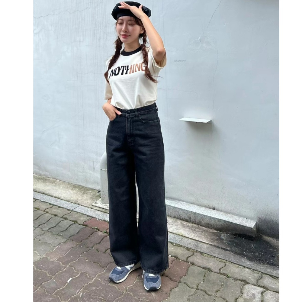 (預購)O&J-韓版字母撞色T-細節圖2