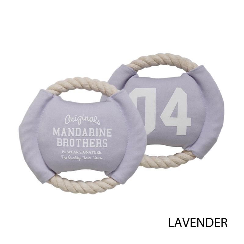 HOMIA🇯🇵日本Mandarine brothers日系寵物玩具狗狗軟飛盤繩結繩索拔河-細節圖4