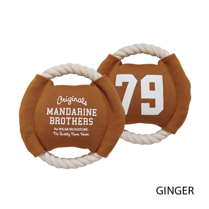 HOMIA🇯🇵日本Mandarine brothers日系寵物玩具狗狗軟飛盤繩結繩索拔河-細節圖7