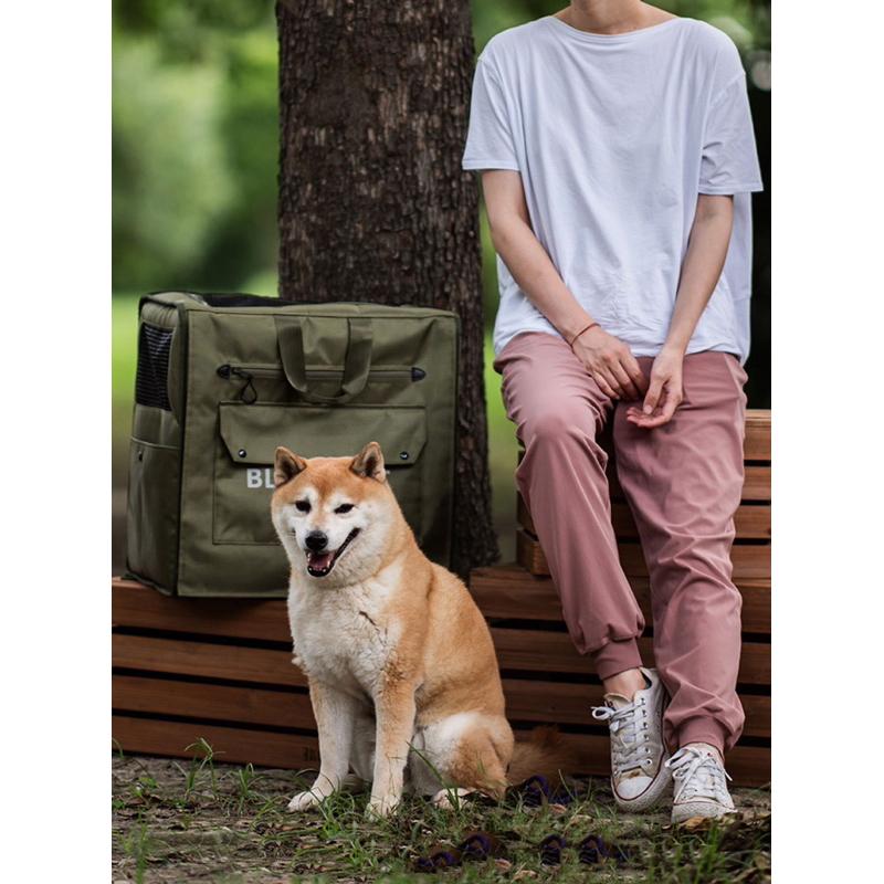 HOMIA🇯🇵日系blueport寵物外出包雙肩包大容量狗包貓包犬貓通用旅行包外出超大空間便攜透氣通風柯基柴犬可用-細節圖4