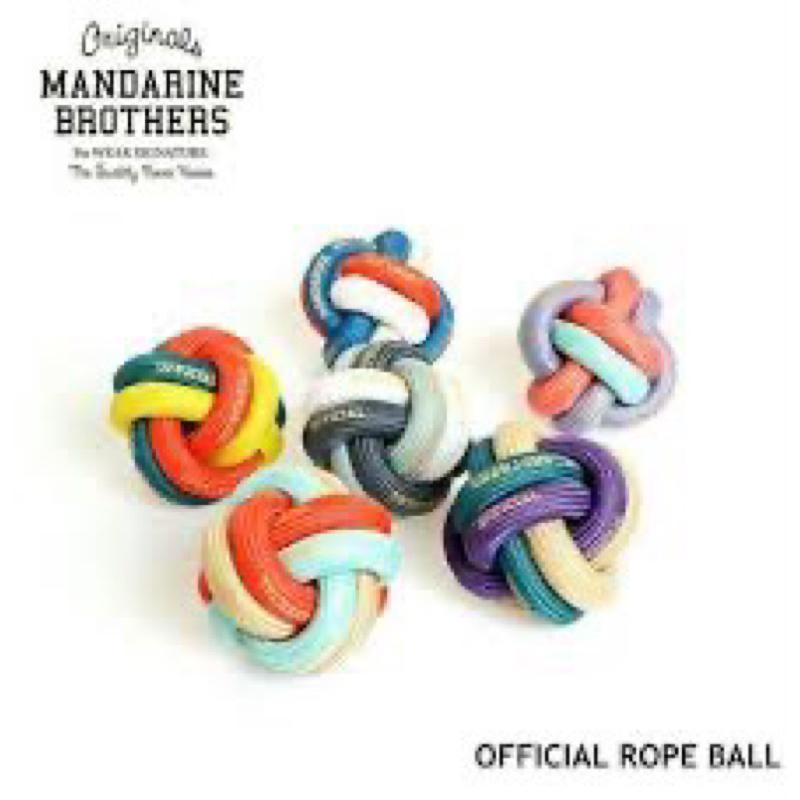 🇯🇵日本Mandarine brothers寵物玩具繩索球啃咬愛玩解悶-細節圖2