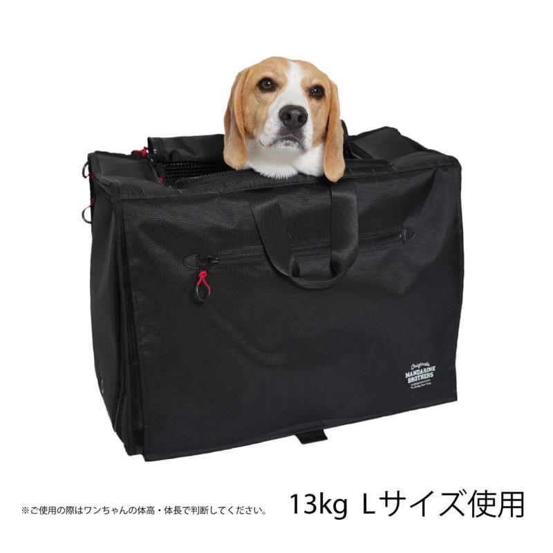 HOMIA🇯🇵日本Mandarine brothers日系寵物外出包寬版L碼寵物包後背包可面交大容量柯基臘腸外出戶外貓狗-細節圖7