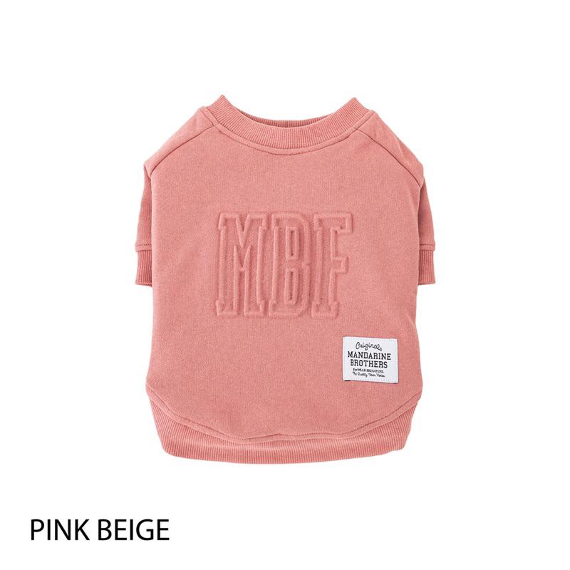 HOMIA🇯🇵日本Mandarine brothers寵物T恤S碼粉色運動服約克夏玩具貴賓吉娃娃小狗衣服3D立體logo-細節圖3