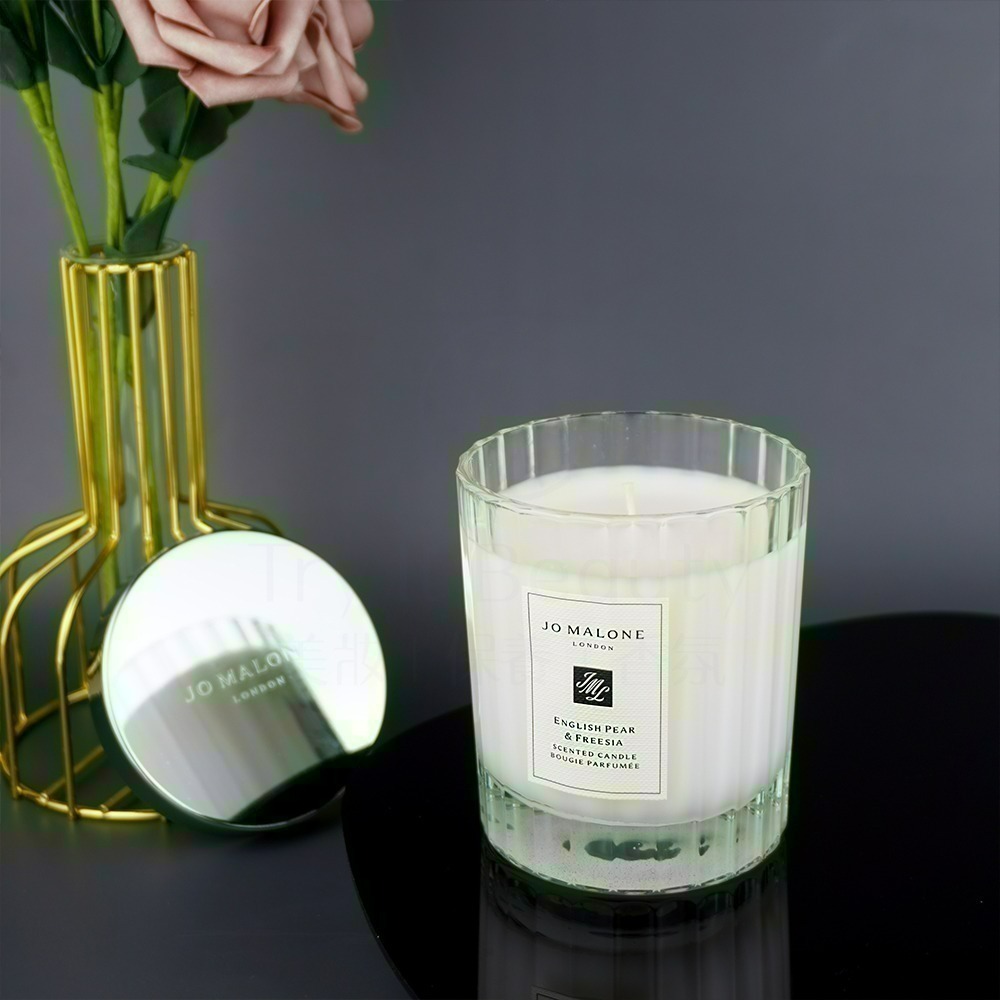 JO MALONE 香氛工藝蠟燭(200g) [紅玫瑰/藍風鈴/青檸羅勒與柑橘]【Try it】-細節圖6
