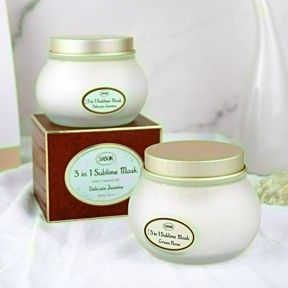 SABON 以色列綠玫瑰三合一修護髮膜(200ml) [茉莉花語/晚安髮膜]【Try it】-細節圖5