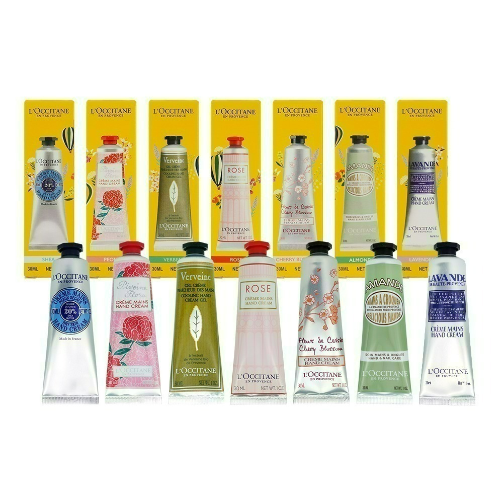 LOCCITANE歐舒丹 乳油木護手霜(30ml)含盒[杏仁/玫瑰/馬鞭草/櫻花/薰衣草][新版]【Try it】-細節圖2