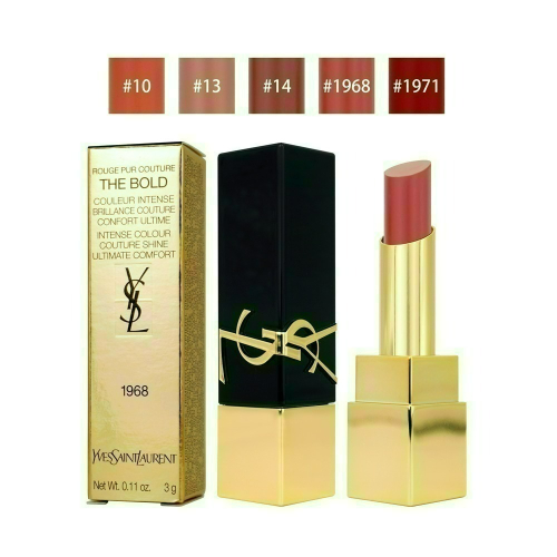 YSL 奢華緞面釉惑唇膏(3g) [黑金方管]【Try it】