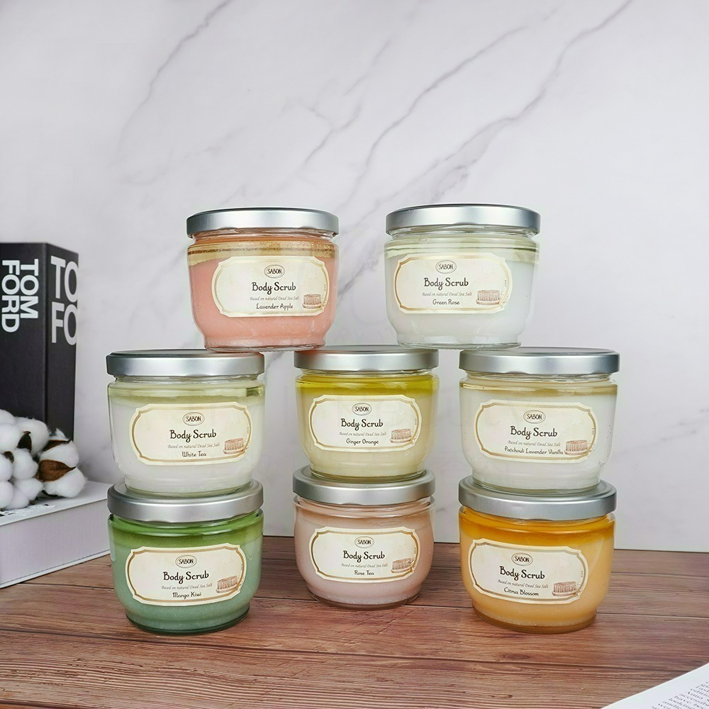 SABON 身體磨砂膏(600g)[PLV經典/白茶/西西里柑橘/以色列綠玫瑰/麝香/玫瑰茶語]【Try it】-細節圖9