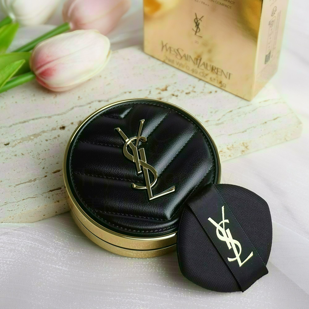 YSL 恆久完美霧光氣墊粉餅(14g) SPF23/PA++ [百貨公司專櫃貨/最新升級版]【Try it】-細節圖4