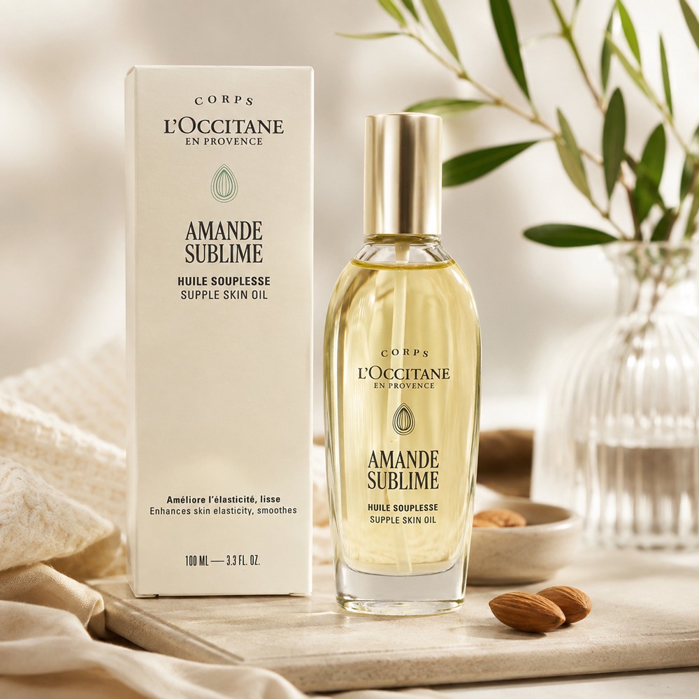 LOCCITANE歐舒丹 杏仁極緻美膚油(100ml)[(原)杏仁美膚油]【Try it】-細節圖2