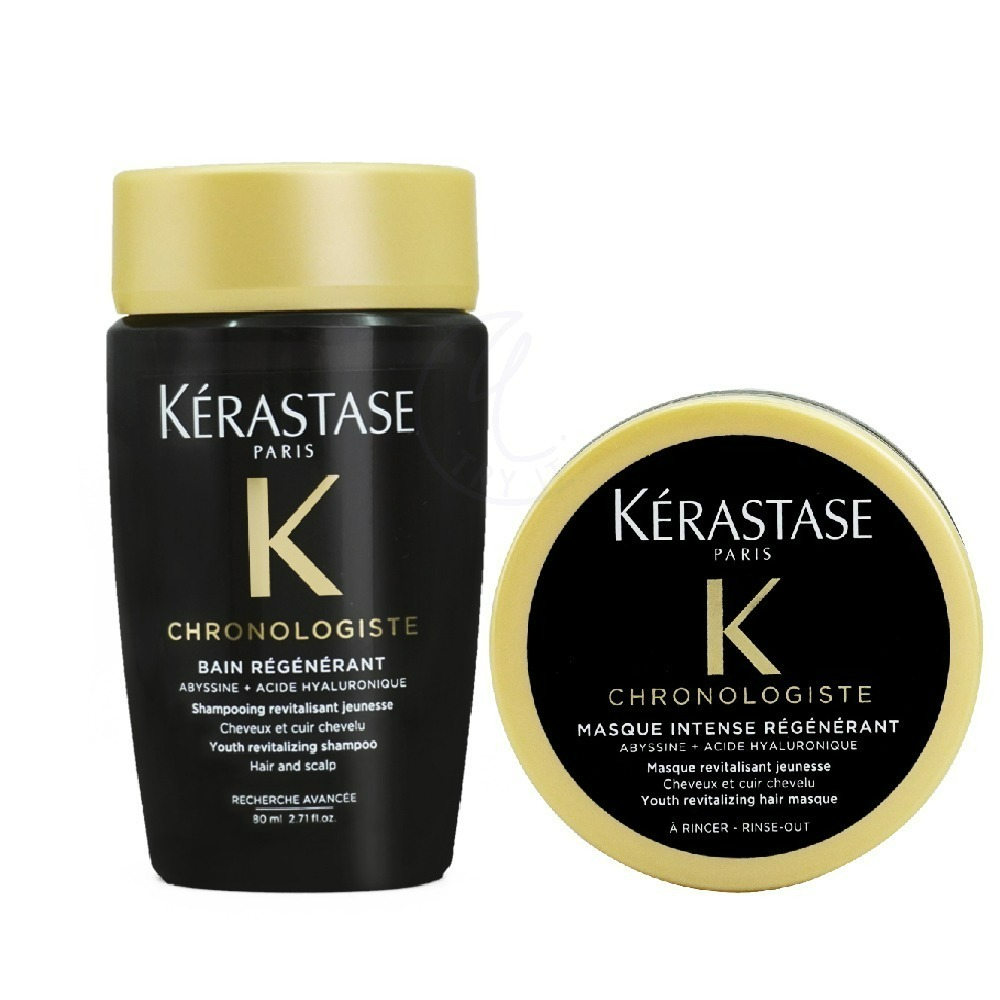 KERASTASE卡詩 黑鑽逆時髮浴/胺基酸平衡舒緩/皇家滋養髮浴(80ml)[洗髮精/髮膜/護髮]【Try it】-規格圖2