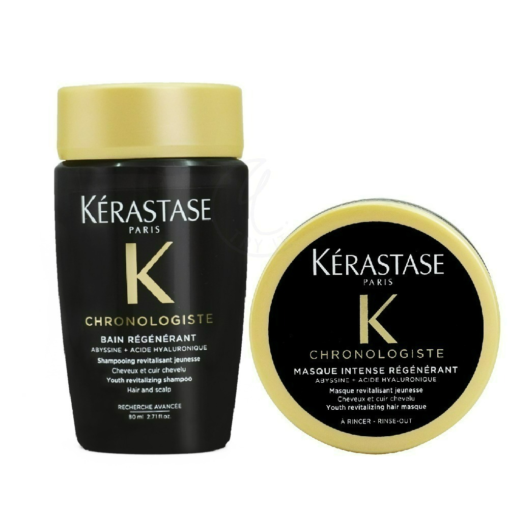 KERASTASE卡詩 黑鑽逆時髮浴/胺基酸平衡舒緩/皇家滋養髮浴(80ml)[洗髮精/髮膜/護髮]【Try it】-規格圖2