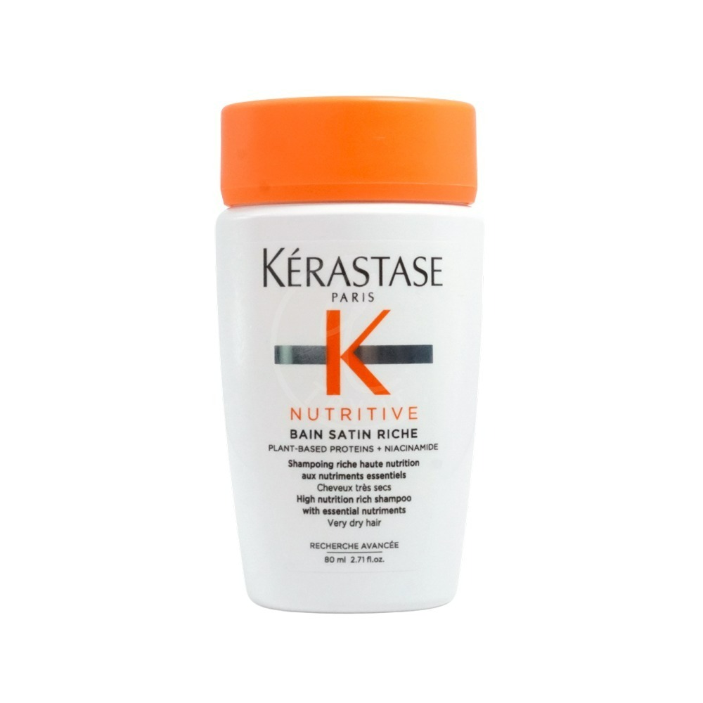 KERASTASE卡詩 黑鑽逆時髮浴/胺基酸平衡舒緩/皇家滋養髮浴(80ml)[洗髮精/髮膜/護髮]【Try it】-規格圖2