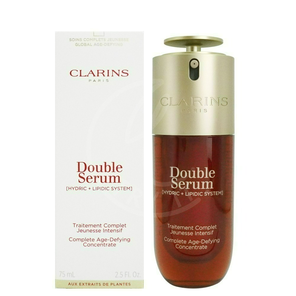 CLARINS克蘭詩 黃金雙萃精華(75ml)「新版」贈品牌購物袋【Try it】-細節圖2