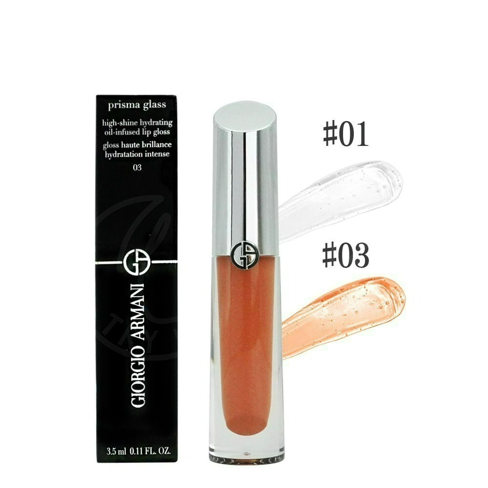 Giorgio Armani 訂製奢光潤唇蜜(3.5ml) [#01/#03]-效期2027/04(後)【Try it】-細節圖2
