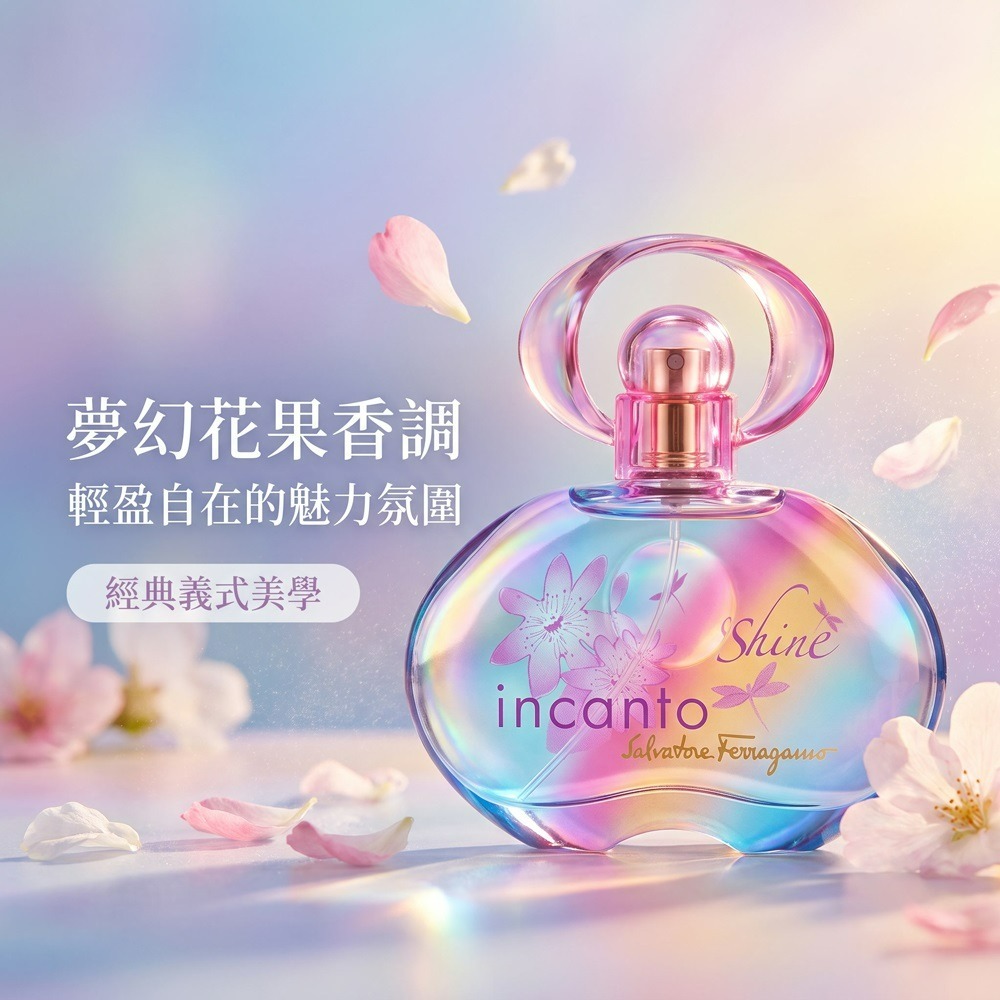 SALVATORE FERRAGAMO菲拉格墓 Incanto Shine閃耀光采淡香水(100ml)【Try it】-細節圖2