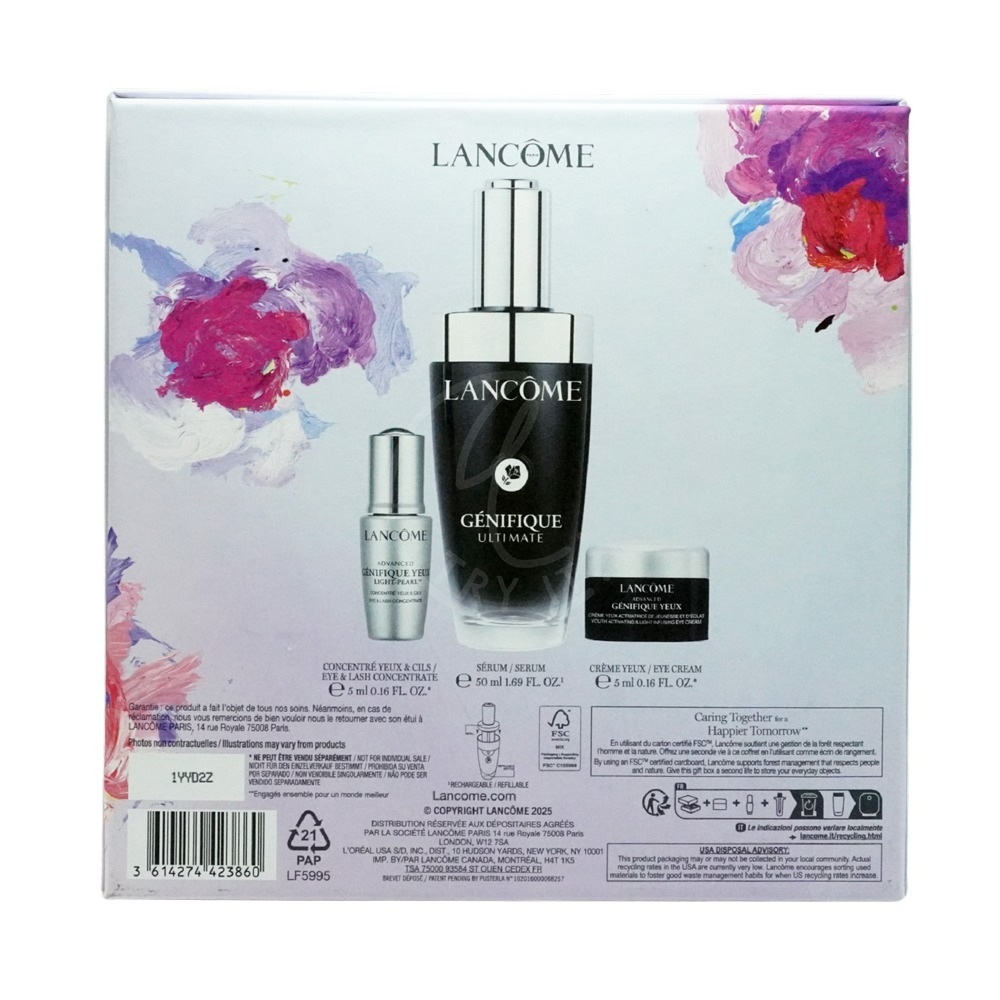 LANCOME蘭蔻 超極限肌因三件組[超極限肌因賦活露(50ml)+亮眼精粹霜+冰珠亮眼粹]【Try it】-細節圖2