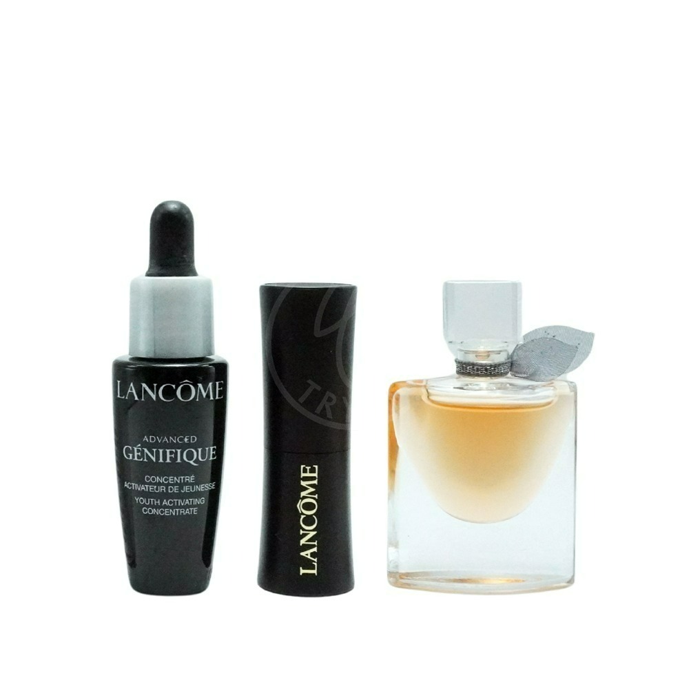 LANCOME蘭蔻 美妍禮盒 [超未來肌因賦活露(10ml)+美好人生女性淡香精(4ml)+絕對完美唇膏【Try it】-細節圖3
