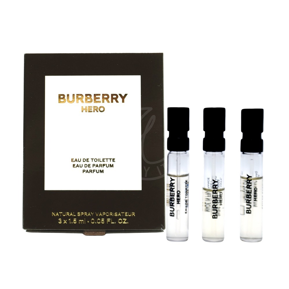 BURBERRY 英雄神話系列隨身香氛禮盒(1.5mlX3)[淡香水+淡香精+香精]【Try it】-細節圖2