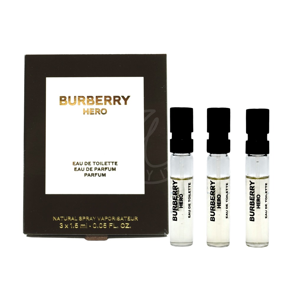 BURBERRY 英雄神話系列隨身香氛禮盒(1.5mlX3)[淡香水+淡香精+香精]【Try it】-細節圖2