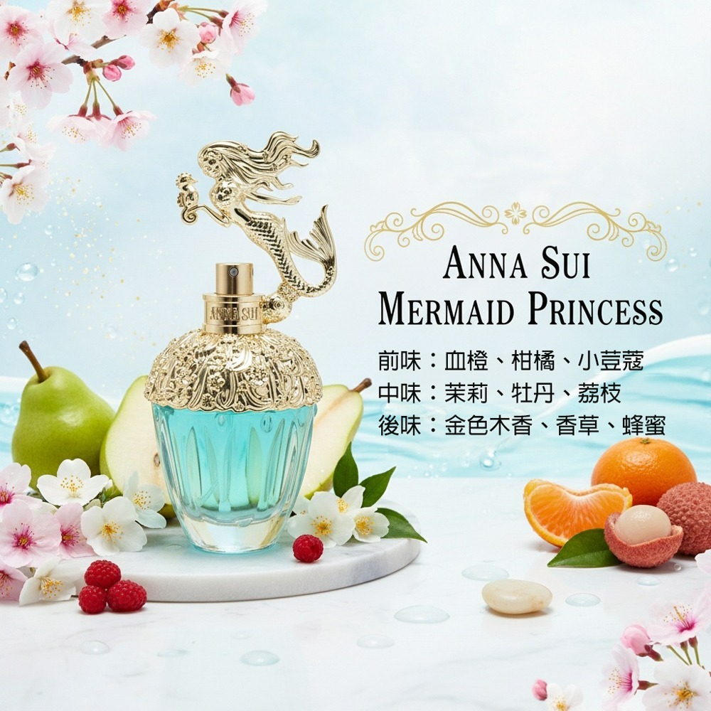ANNA SUI安娜蘇 童話美人魚淡香水(75ml｜50ml)【Try it】-細節圖2