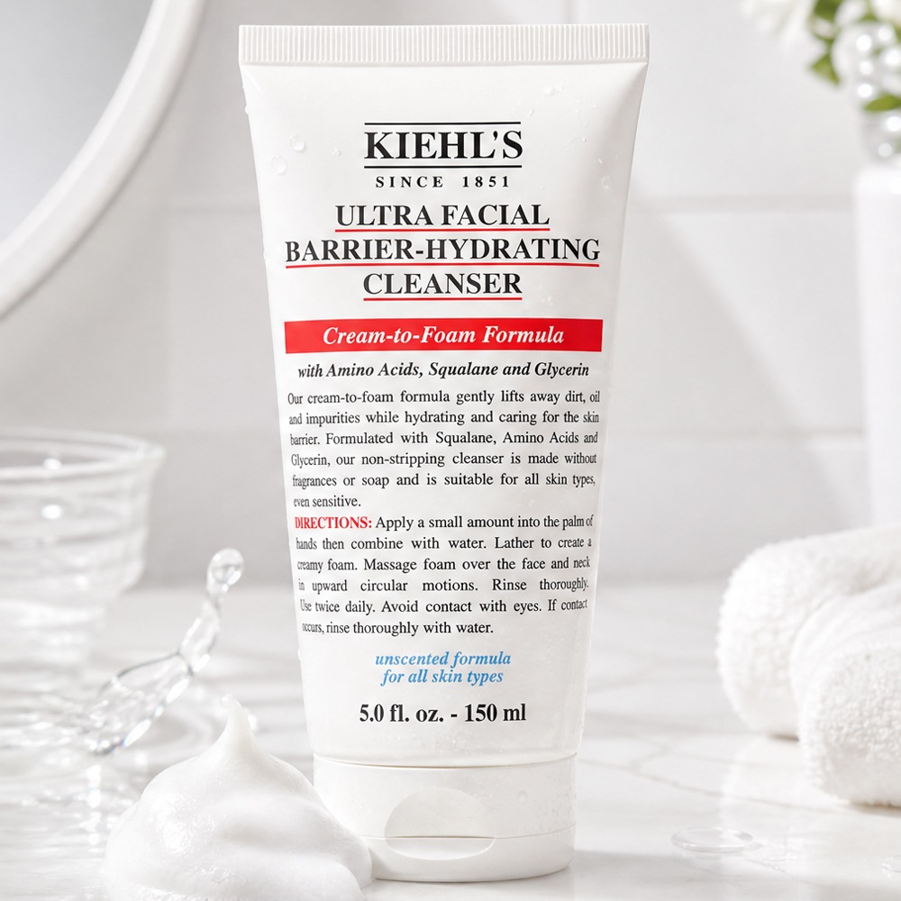 KIEHLS契爾氏 舒敏修復B5潔面乳(150ml)[洗面乳]【Try it】-細節圖2