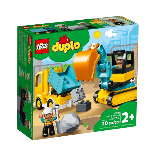 【積木樂園】樂高 LEGO 10931 Duplo系列 卡車&amp;挖土機