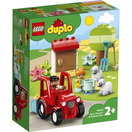 【積木樂園】樂高 LEGO 10950 Duplo系列 拖拉機 &amp; 動物照護中心