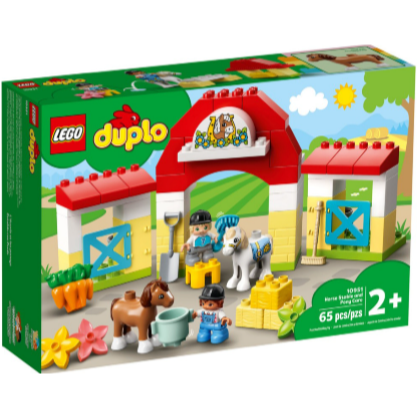 【積木樂園】樂高 LEGO 10951 Duplo系列 馬廄 &amp; 小馬照護站 5.0 ( 2 )