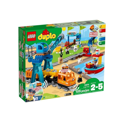 【積木樂園】樂高 LEGO 10875 duplo 得寶系列 貨運列車