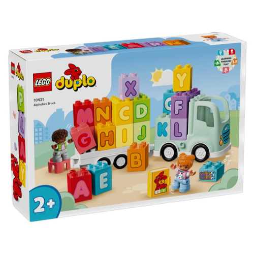 【積木樂園】樂高 LEGO 10421 Duplo系列 字母卡車