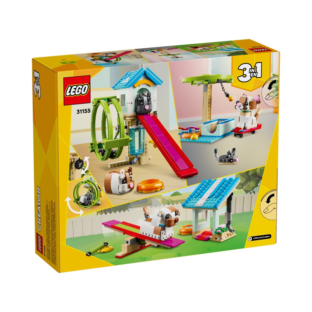 【積木樂園】 樂高 LEGO 31155 創意系列 倉鼠滾輪-細節圖2