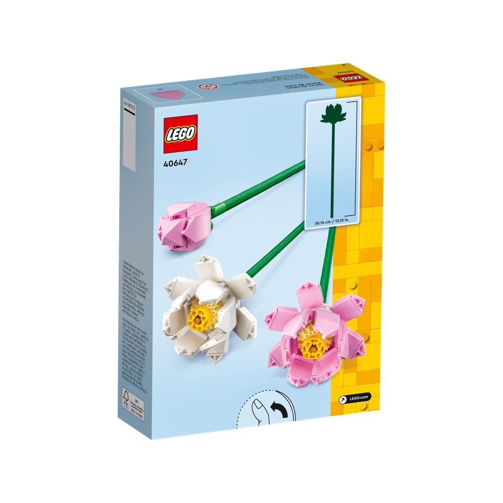 【積木樂園】樂高 LEGO 40647 蓮花 Lotus Flowers-細節圖2