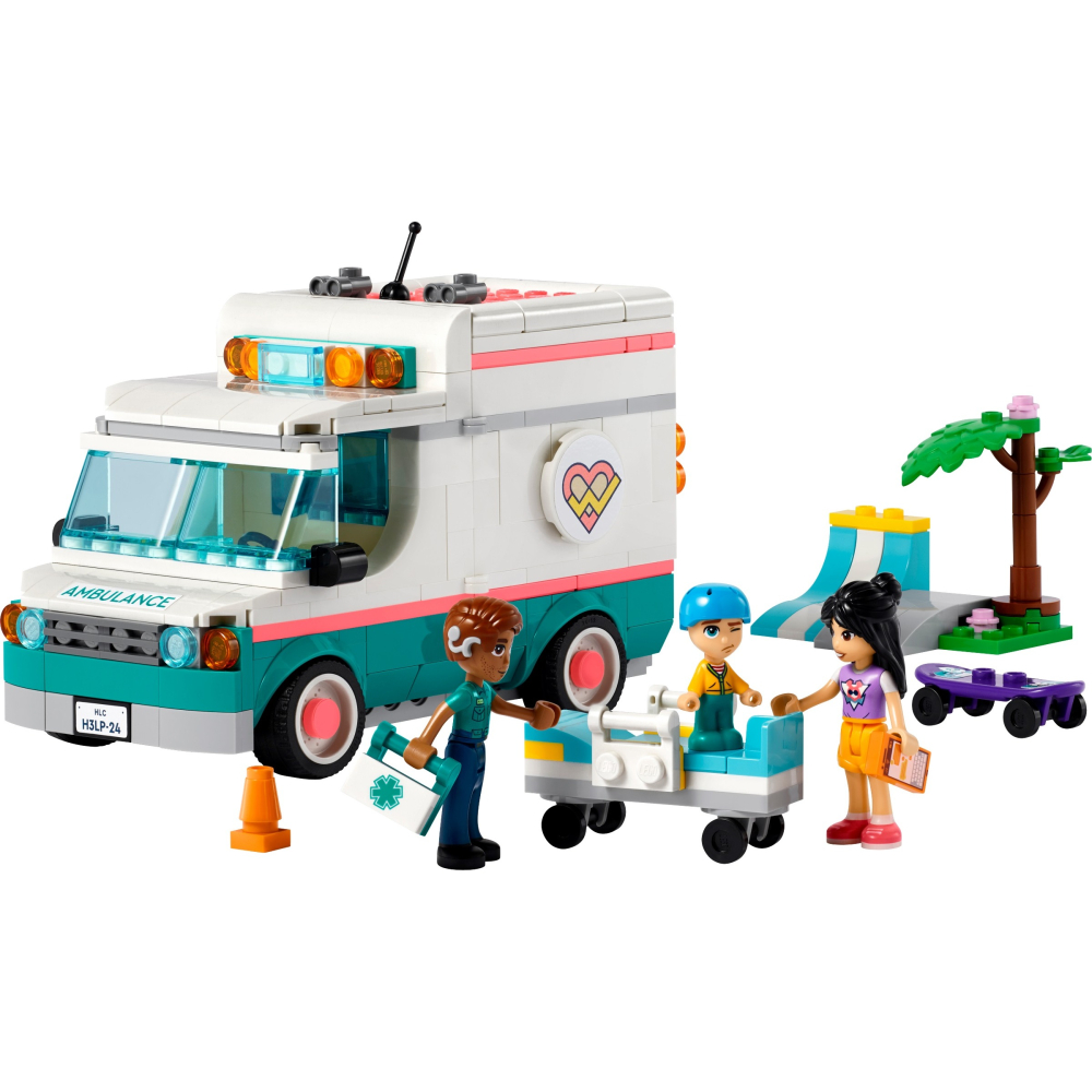 【積木樂園】樂高 LEGO 42613 Friends系列 心湖城醫院救護車-細節圖3