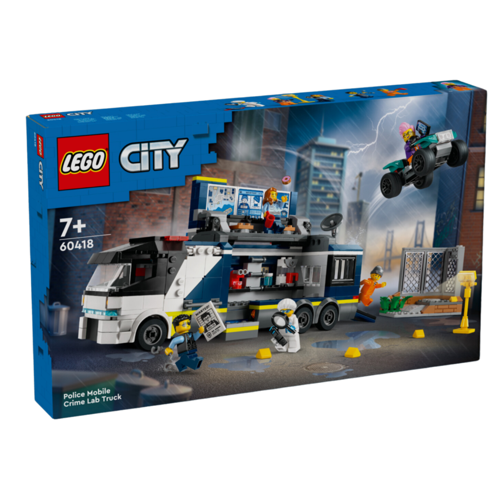 【積木樂園】 樂高 LEGO 60418 CITY系列 警察行動刑事實驗室-細節圖2