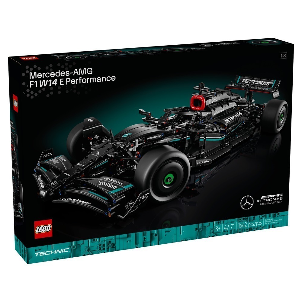 【積木樂園】樂高 LEGO 42171 TECHNIC 賓士 Mercedes-AMG F1 W14 E Perform-細節圖2