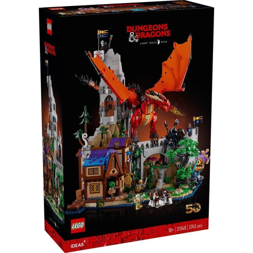 預購【積木樂園】樂高 LEGO 21348 IDEAS 系列 龍與地下城 D&amp;D Red Dragon＇s Tale