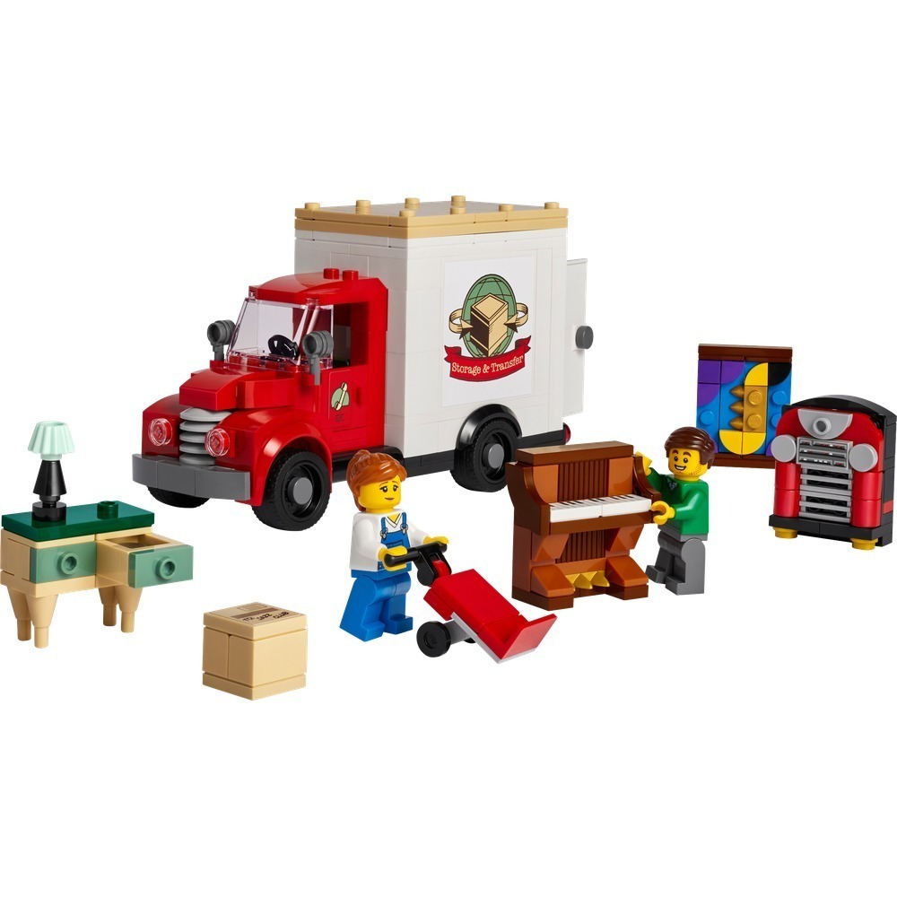 【積木樂園】樂高 LEGO 40586 Moving Truck 搬家卡車-細節圖3