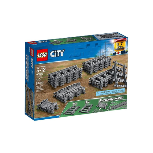 【積木樂園】樂高 LEGO 60205 CITY 城市系列 軌道和彎道