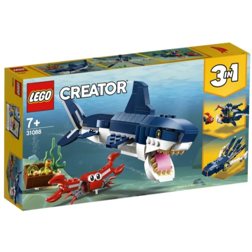 【積木樂園】樂高 LEGO 31088 創意系列 深海生物
