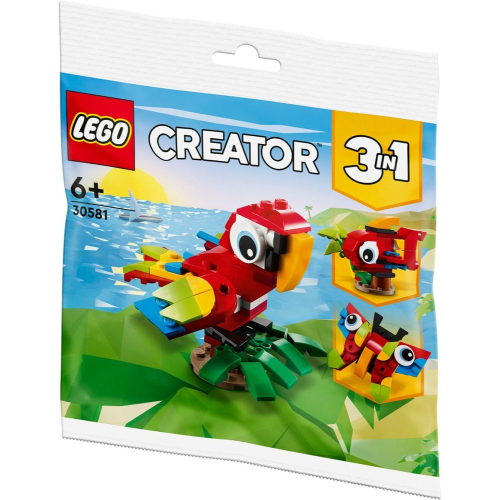 【積木樂園】樂高 LEGO 30581 CREATOR系列 Tropical Parrot 百變鸚鵡 polybag