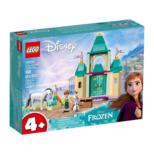 【積木樂園】樂高 LEGO 43204 DISNEY 安娜和雪寶的歡樂城堡