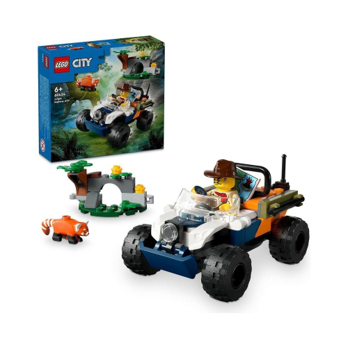 【積木樂園】 樂高 LEGO 60424 CITY系列 叢林探險家沙灘車喜馬拉雅小貓熊任務