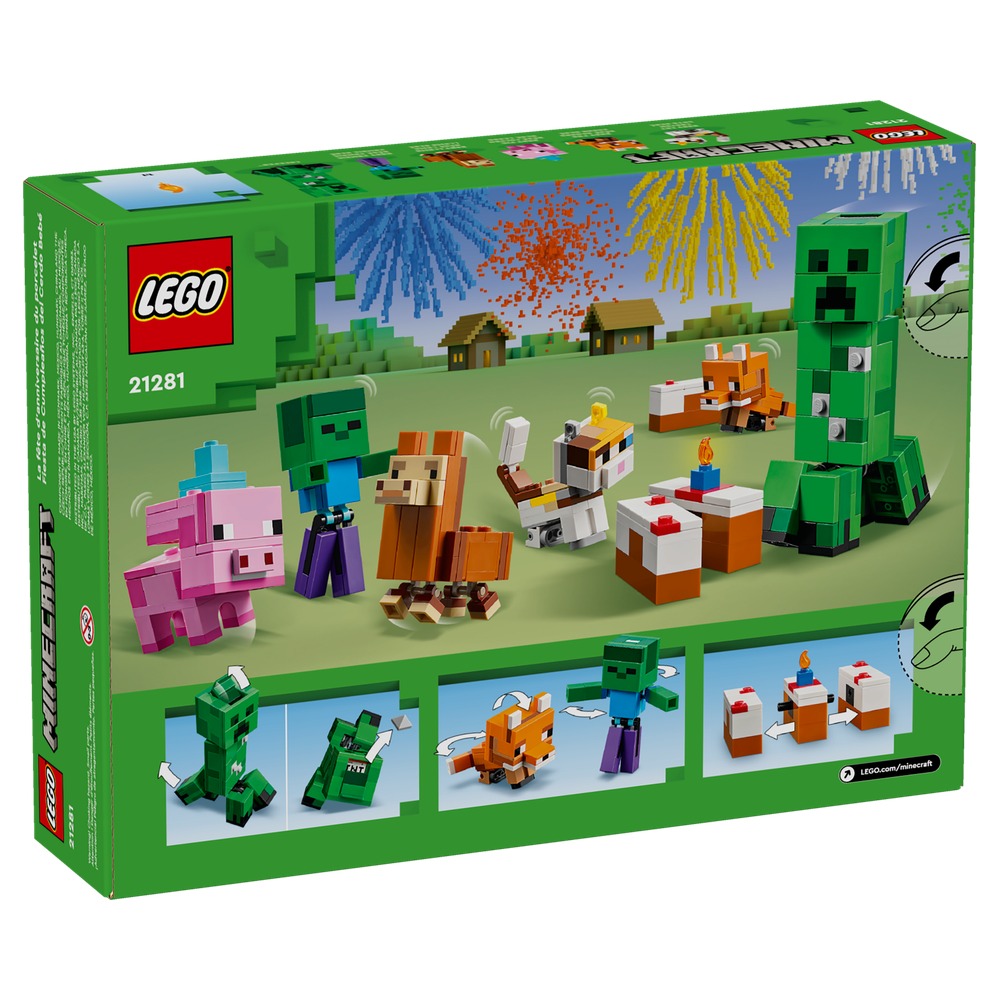 【積木樂園】 樂高 LEGO 21281 Minecraft 創世神 豬寶寶的生日慶祝會-細節圖2
